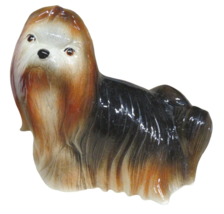 Vintage Ceramic Shih Tzu Dog Statue 10&quot; - £38.22 GBP