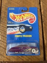 Hot Wheels Blue Card 87 Purple Passion Hot Rod White Walls Collector #87... - $109.84 MXN