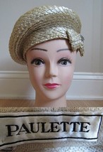 Vintage Designer Madame Paulette Mod Hat 1960&#39;s Estate Sale Nice Cond! - £141.15 GBP