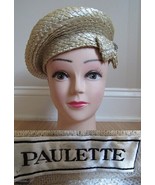 VINTAGE Designer MADAME PAULETTE Mod Hat 1960&#39;s ESTATE SALE nice cond! - $242.07 CAD