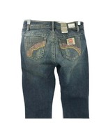 EckoRed Junior&#39;s Blue Jeans Embellished Pockets with Beads Glitter Sizes... - £23.59 GBP