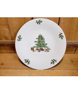  Holiday Hostess by Tienshan Cake Plate Christmas Tree 10 1/2&quot; (Trim, Go... - $17.19
