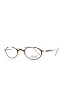 Silhouette TITAN DYNAMICS 2877 Brown Oval Titanium Eyeglasses 406053 47mm - $179.55