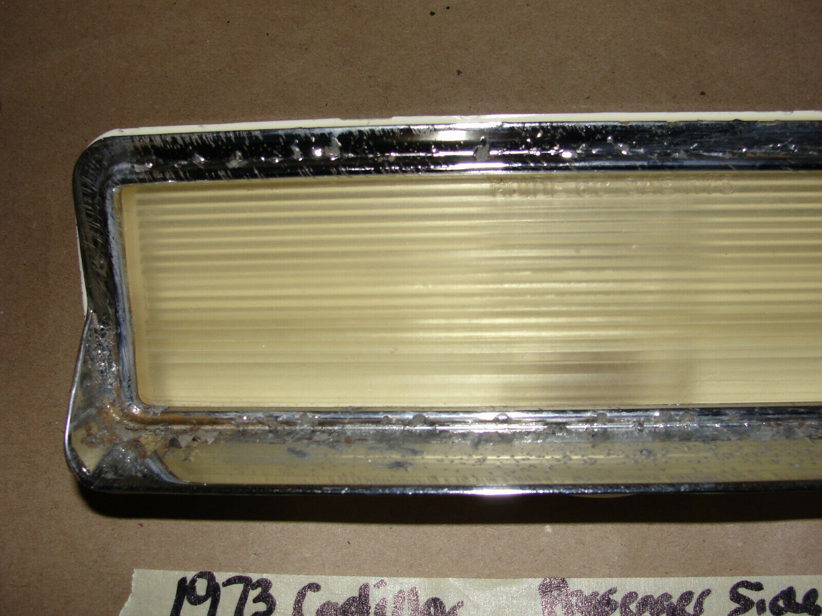 OEM 73 Cadillac Deville RIGHT REAR BACK BUMPER REVERSE BACK UP LIGHT LEN... - $89.09