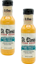 St. Elmo Steak House Creamy Thai Style Chili Sauce, 2-Pack 11.75 oz. Bot... - £24.09 GBP