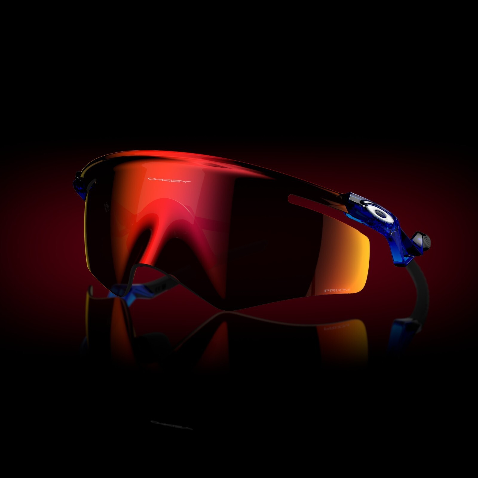 Oakley QNTM Kato OO9481D-0556 Crystal Blue Frame W/ PRIZM Ruby Lens BRAN... - $296.99