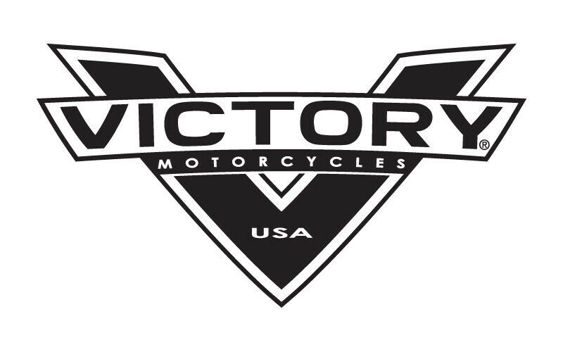 2x Victory Logo Vinyl Decal Sticker Different colors & size for Car/Bikes/Window