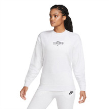 Nike Women&#39;s Sportswear Crew Fleece Varsity White Plus Size 3X NEW W TAG - $55.00
