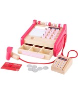 Hape Checkout Wooden Register Pretend &amp; Play Role Play Set with Accessories - £33.97 GBP