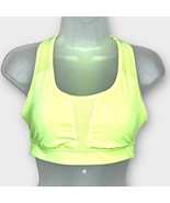 FILA neon yellow sports bra built in padding size medium - $21.93 CAD