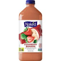 4 bottles 64 fl oz/bottle Naked Juice Smoothie Strawberry Banana - £76.76 GBP