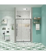 Pivot Shower Door 50-54&quot;x71&quot;, Matte Black, 6mm Glass - €393,32 EUR