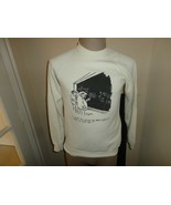 Vtg 80&#39;s White Bassett Walker Be More EXPLICIT 50-50 Crew Sweatshirt Fit... - £34.45 GBP