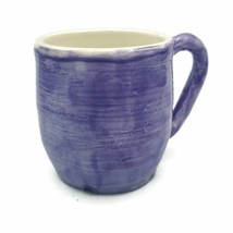 Handmade Pottery Purple Mug, Large Glazed Artisan Ceramic Coffee Mug For Him - £39.31 GBP