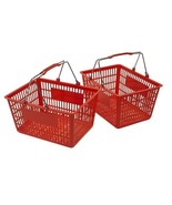 NEW Shopping Basket Set set of 2 red - €28,44 EUR