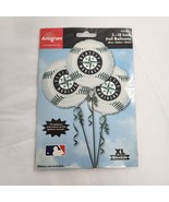 Seattle Mariners MLB Balloons Three 18 In Foil party decorations - £7.84 GBP