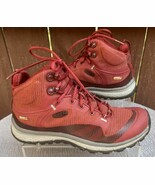 Women&#39;s Keen Dry Red Waterproof Hiking Boots Size 6 - $68.38 CAD