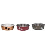 Boss Pet Products Loving Pets Dog Bella Bowl Large Stainless Steel - $459.78 MXN