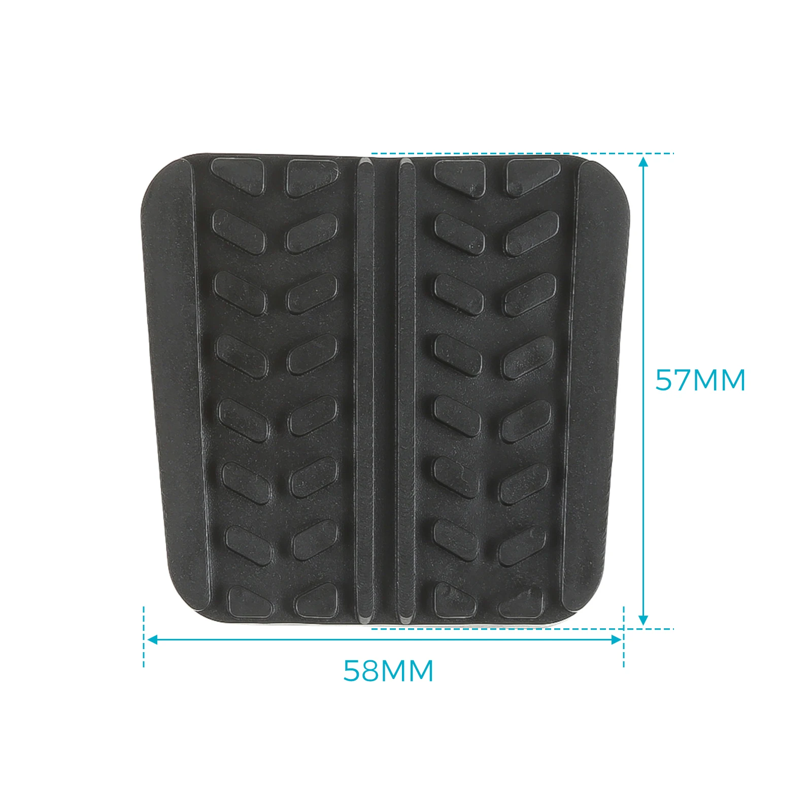 2Pcs Rubber Car Brake Clutch Pedal Pad Cover S083-43-028 for Mazda RX-7 323 32 - £12.03 GBP