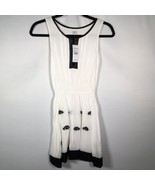 Ella Moss Girls Sz 12 Dress NWT Spring Fashion Sleeveless White Black R$74 - £30.50 GBP