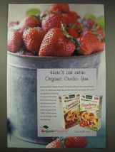 2004 Kashi Organic Promise Cereal Advertisement - Our entire Organic Credo: Yum - £14.76 GBP