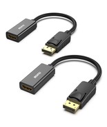 BENFEI 4K DisplayPort to HDMI Adapter 2 Pack, DP Display Port to HDMI Co... - £25.57 GBP