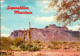 Vtg Postcard Superstetion Mountain &quot;Lost Dutchman Mine&quot; Mesa Arizona - £5.23 GBP