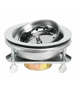 3 1/2&quot;Sink Drain Assembly ez-lock Stainless Steel w Strainer Basket GLAC... - $57.08 CAD