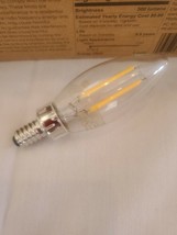 Candelabra LED 60 W  Light Bulb (24-Pack) 2700K Soft White Clear Bulb. N-1B - $27.72
