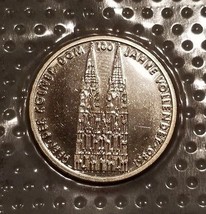 GERMANY 5 MARK PROOF CUNI COIN 1980 KOLNER DOM PROOF SEALED MINT BLISTER - $37.01