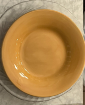 Pottery Barn Sausalito Amber 12 3/8&quot; Dinner Plates (3) Charger AMBER - £59.01 GBP
