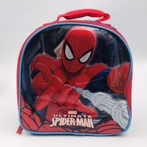 Marvel Ultimate Spiderman Lunch Bag New w/ Tags Disney 9&quot; x 8.5&quot; - $14.01
