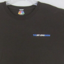 Jay Leno Show Mens T-Shirt (L) NBC Tonight Show TV Promo Brown Cotton Blend - £14.67 GBP