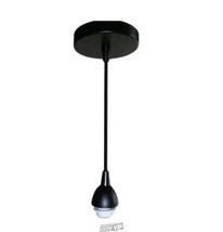 1-Light Black Pendant Lamp Fixture - £22.89 GBP