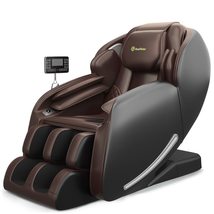 Real Relax F6 Full Body Zero Gravity SL Track Armrest Keycut Heat Massage Chair  - £1,157.61 GBP