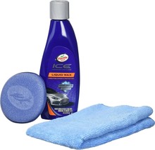 Turtle Wax Ice Liquid Wax Premium Car Care + Microfiber Towel &amp; Applicator NEW - £29.85 GBP