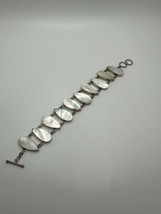 Vintage Sterling Silver Pearl Choker Bracelet 7.75”-8.25” X 25mm - $59.40