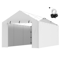 VEVOR Carport Replacement Canopy Cover Side Wall 10 x 20 ft, Waterproof,... - $81.90