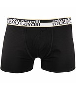 Roberto Cavalli Men&#39;s Single Pack Black Stretch Boxer Briefs Size Extra-... - £6.24 GBP