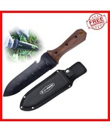 Versatile Hori Hori Garden Knife - Ergonomic Handle &amp; Protective Sheath ... - $45.53