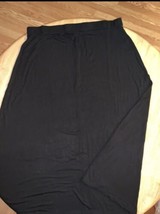 Per Se Women’s Plus Size Black Maxi Skirt NEW WITHOUT TAGS  Size 1X - £11.79 GBP