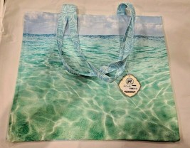 Michel Design Works Beach Large Cotton Tote Bag 17&quot; x 14&quot; with 6&quot; Gusset - £21.22 GBP