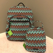 Campus Backpack and Lunch Bunch in Sierra Stream - $110.00
