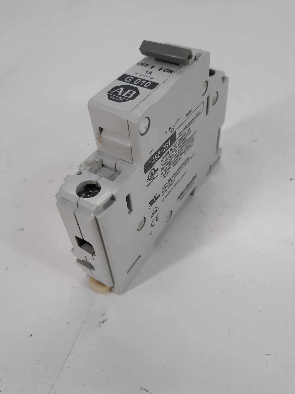 Allen-Bradley 1492-CB1 SER.C 1-Pole Circuit Breaker, 277V 1Amp  Item image 3