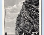 Rugged Curve on Perron Blvd Gaspe Quebec Canada 1923 WB Postcard I16 - $3.91