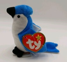 1993 Ty Teenie Beanie Babies "Rocket the Blue Jay" - Retired- With Tag  6" long - $5.90