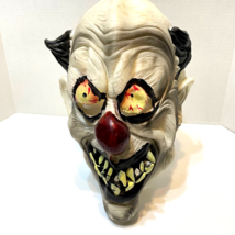 Halloween Scary Clown Latex Rubber Adult Face Mask Red Nose Horror - £12.30 GBP