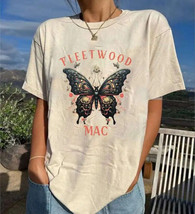 Rock 70s Fleetwood Mac Shirt, Stevie Nicks Butterfly Short sleeve T shirt NH6715 - £11.18 GBP+