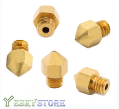 5PCS 3D Printer 0.4mm Extruder Nozzle Print Head for MK8 Makerbot RepRap - $12.99