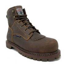 Herman Survivors Men Dover Steel Toe 13 Work Boots Waterproof 6&quot; Boot Shaft - £47.17 GBP